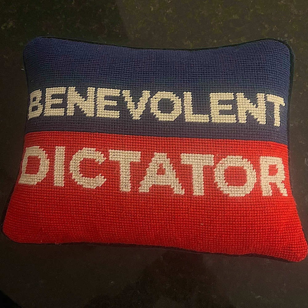 Jonathan Adler Benevolent Dictator throw pillow